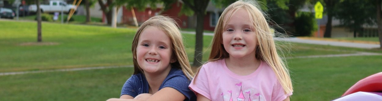 Two girls at Sunnyside playground